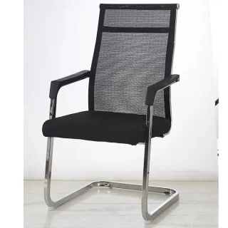 Modern breathable mesh chair for reception and conference rooms