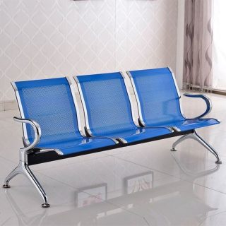 Durable office reception chair bench for lobbies and co-working spaces